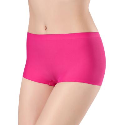 China Breathable Women Laser Cut Cotton No Trace Underwear Seamless Boyshort Panties for sale