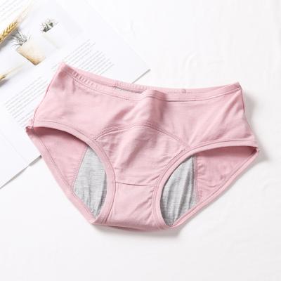 China Good Selling Multi Color Menstrual Underwear Antibacterial Spandex Period Leakproof Physiological Modal Panties for sale