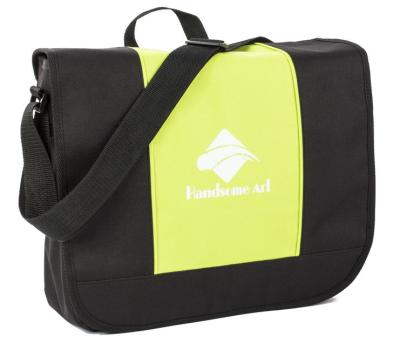 China Computer Foldable Durable Polyester Messenger Bag for Business Eco Friendly for sale