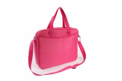 China Pink Waterproof Briefcase Computer Bag Handbag Environmentally Friendly for sale