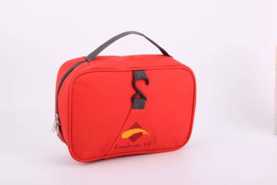 China Red Travel Cosmetic Bags for sale