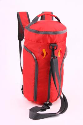 China Big Round Fold Out Backpack Foldaway Daypack / Lightweight Packable Backpack for sale