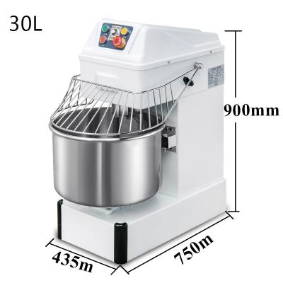 China Commercial Professional Design 30L Electric Vertical Dough Mixer Bread Dough Mixer for sale