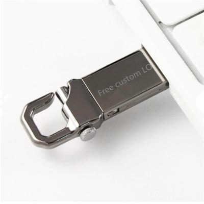 China Free Sample Full Capacity Portable Drive 32GB 16GB 64GB USB 2.0 Inch 3.0 Metal USB Reader 128GB Key-chain Flash Stick Pendrive 8GB for sale