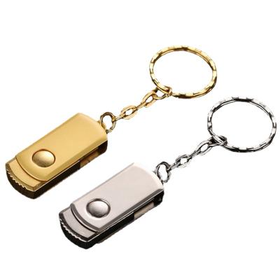 China Storage USB Disk Free Sample Customized Pendrive Swivel Thumb Drives 64GB Key-Chain USB Stick Gift U Disk Encrypted Spinning USB Flash Drive 8GB for sale