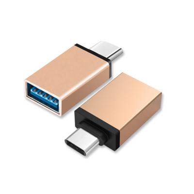 China Cheap OTG Adapter Mobile Phone Factory Price OTG USB Male C Adapter 3.0 Type-C to USB Converter USB A Female Data Charging Adapter 3.0 for sale