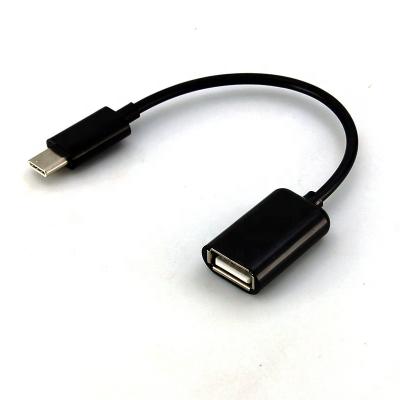 China Hot Selling Type C OTG Cable USB C Male Video Game Player USB 2.0 Adapter To Female USB 3.0 A Cable Connector Otg Cable Adapter for sale