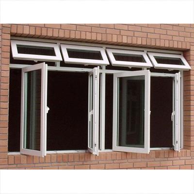 China UPVC/PVC Patio Casement Waterproof Plastic Swing Window For Kenya for sale