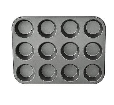 China Amozon Viable Hot Non-Stick Bakeware Kitchen Tools Mini Cupcake Loaf Pan Baking Tray for sale