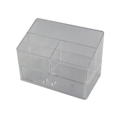 China Viable Hot Sale Clear DJY 430688 Makeup Brush Organizer Acrylic Storage Box for sale