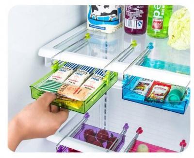 China Universal Freshness Preservation 423900 Refrigerator Storage Sliding Drawer Fridge Organizer Fridge Space Saver for sale