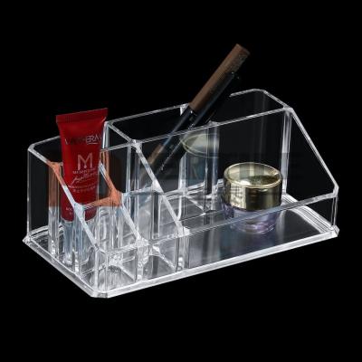 China 423779 viable HOT SALE AND STORAGE PRACTICAL ITEMS PS LIPSTICK ORGANIZER 8 HOLES COSMETIC DISPLAY for sale