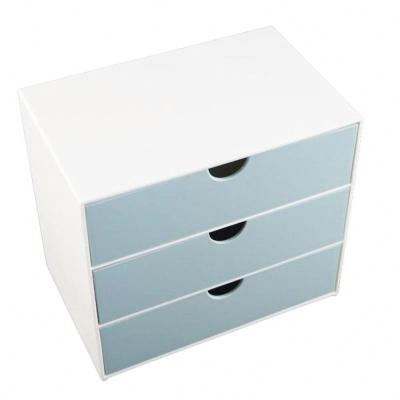 China WSJ 230972 Three-Drawer Sustainable Storage Box /Plastic Boxes Storage /Plastic Containers Storage Box For Sale for sale