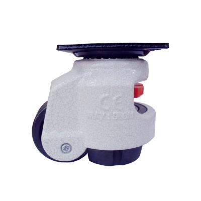 China swivel & BS-40F 100kg/4pc Rigid Heavy Duty Adjustable Bed Brake Caster for sale