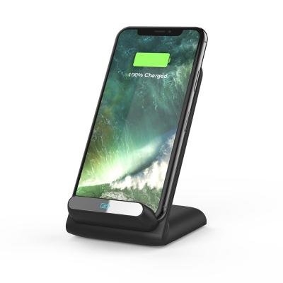 China Universal Mobile Phone 2 Coil 10W Stand Qi Wireless Charger Fast Charging Pads For Samsung /iPhone for sale