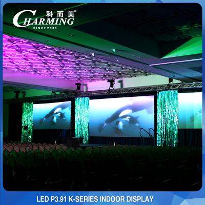 China P3.91 200W LED Display Video Wall , Multipurpose LED Wall Screen Display Outdoor Te koop