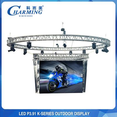 China Durable Rental LED Display , P3.91 Video Wall Display Screen For Background for sale