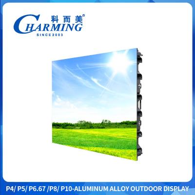 China Painel de tela LED Vídeo Parede exterior LED sinal P4 LED tela publicitária com 3840Hz alta taxa de atualização à venda