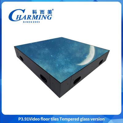 China P3.91 Led Screen IP65 Waterproof And Stain-Resistant Outdoor Floor Fashion Popular Led Dance Floor Led Screen Glass Led Dancing Floor Dj Wedding Led Floor for sale