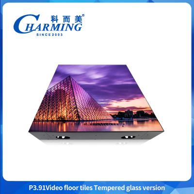 China Venta caliente para interiores y exteriores 500*500mm panel de gabinete tableros de módulos pantalla otros equipos de publicidad 3840HZ pantalla LED de pista de baile en venta