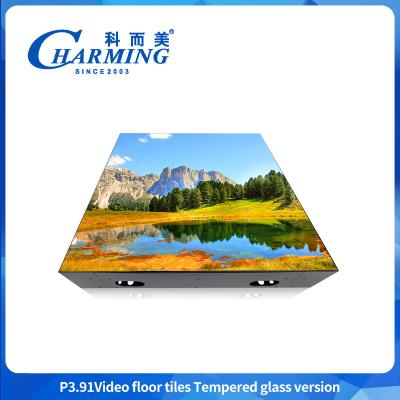 China 500X500MM P3.91 China Led Display Led Panel voor reclame GOB Magnetische led dansvloer voor feest en bar Te koop