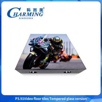 China IP65 cajas de luz de publicidad interior LED Display piso P3.91 LED Display piso de baile luz fiesta de bodas en venta