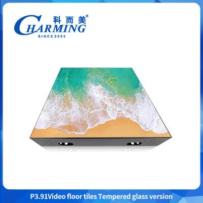 China P3.91 GLASS DANCE FLOOR RAPID HOUSING MAINTENANCE HIGH-DEFINITION DISPLAY Uniformity van de warmte geleiding Te koop