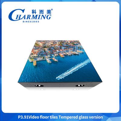 China P3.91 Pantalla de LED para publicidad Casillas de luz para interiores Pantalla de LED GOB Panel de piso de baile para eventos en venta