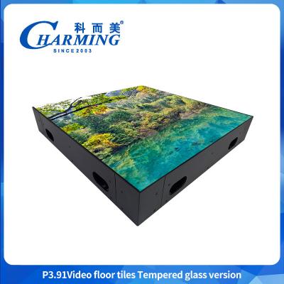 中国 500X500Mm Indoor P3.9 Interactive Stage Dance Floor led video wall Display Video Tiles Screen For Bar Events Tradeshow 販売のため