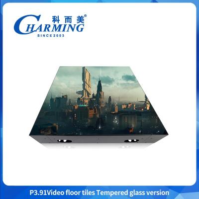 China Alto brillo Pantalla Flexible Para Publicidad Gran pantalla de escenario LED Panel de piso de baile en venta