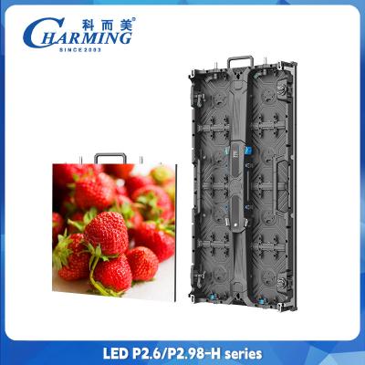 China LED Video Wandscherm Hd 2k 4k P2.6 P2.98 Smd Volle kleur Indoor Led Matrix Panel Verhuur LED Displays LED Scherm Gekromd Te koop