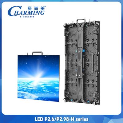 China Encantado P2.6 P2.9 Alta luminosidad de la pantalla de escenario exterior LED alquiler LED Pantalla LED en venta