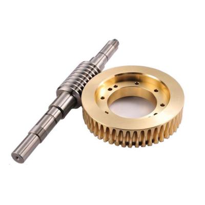 China Hotels China Manufacturer Steel Brass Stainless Steel Worm Gear Worm Wheel for sale