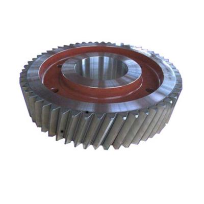 China Mining machinery factory price hih precision bevel gears weels carbon steel gears weels for sale