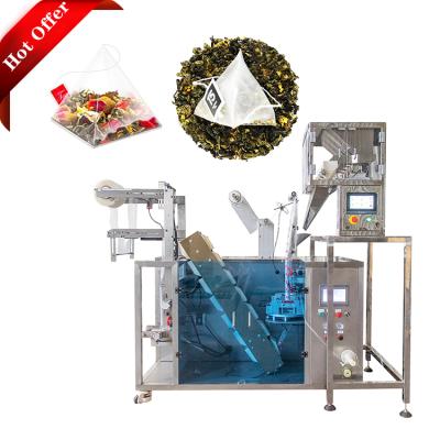 중국 Supplier Wholesale Inner And Outer  Triangle  Tea Pouch Packing Machine Sachet 판매용