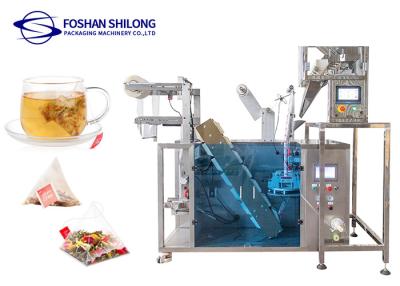 중국 Small Size Pyramid Shilong Triangle Tea Bag Packing Machine For Granule Powder 판매용