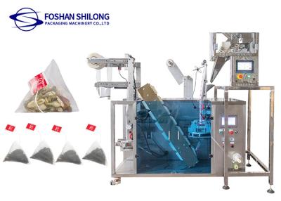 중국 High End Nylon Pyramid Tea Bag Packaging Machine Shilong Full Automatic 판매용