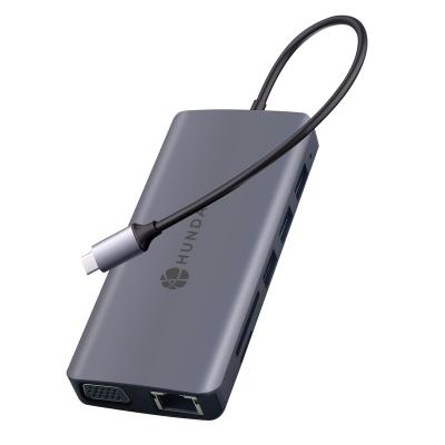 China Newest Hottest 100W Mobile Devices .desk Computer 11 in 1 USB C USB2.0 USB3.0 HUB for Mobile Phone Computer Data Transfer for sale