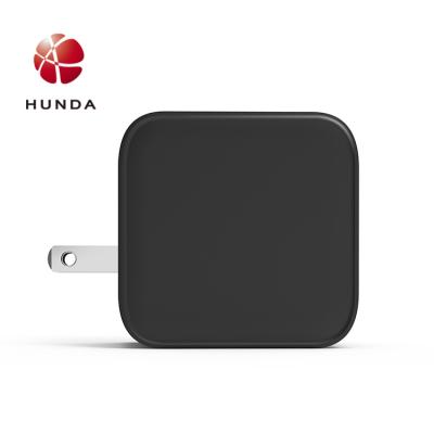 China HUNDA Original 2 Port Portable Type-C Small Size Power Bank gan USB Wall Fast Charger For iPhone Huawei Samsung for sale