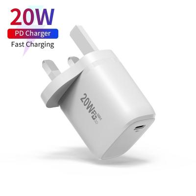 China Mobile phone palladium 20w for original apple charger charger for iphone 18w 20w usb c fast charger 20w UK for sale