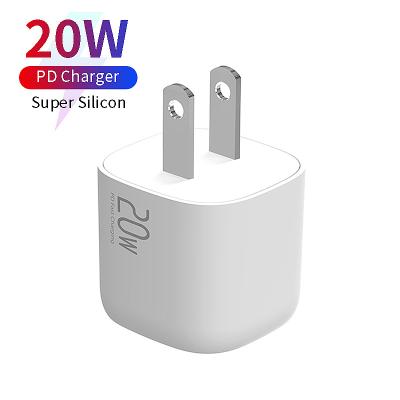 China Universal Fast Wall Chargers Cell Phone Mini Mobile Phone Adapter 20w USB Cell Phone Charger For iPhones Samsung Huawei for sale