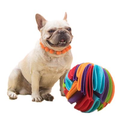 China Other Dog Toy Sniffing Ball Pet Foldable Sniffle Ball Sniffle Toys Training IQ Toy Slow Dispensing Treats Puzzle Increase Feeder for sale