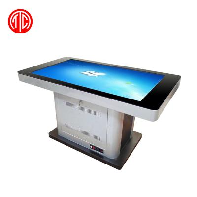 China Indoor Interactive Multi Touch Table LCD Display 55inch Waterproof for sale