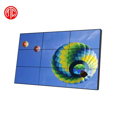 China 55 inch 3x3 indoor seamless lcd video wall 4k lcd video wall advertising player for sale