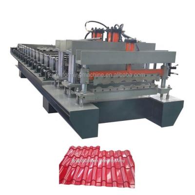 China Construction worksÂ   Metal Roof Steel Bamboo Tiles Sheets Making Machine Roof Tile Roll Forming Machine Price for sale