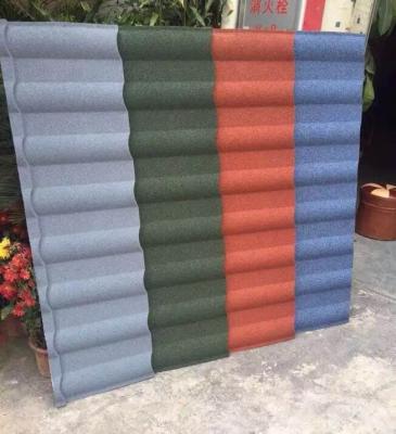 China Steel Colored Stone Coated Steel Roof Sheet for sale