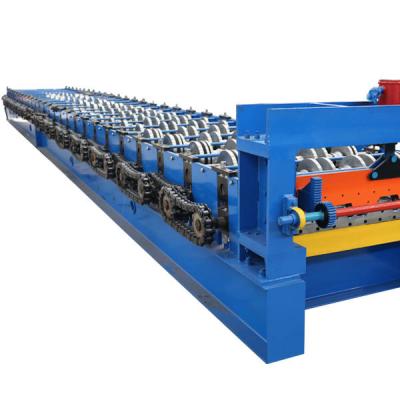 China Building Construction Metal Deck Roll Forming Machine Steel Floor Deck Roll Forming Machinery for sale