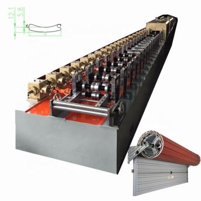 China Auotomatic China Factory PU Aluminum Rolling Door Roller Shutter Slat Roll Forming Machine for sale