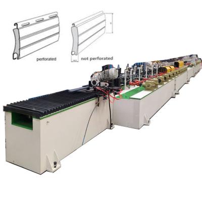 China Building Material Shops PU Double Layer Shutter Garage Door Roll Forming Machine for sale