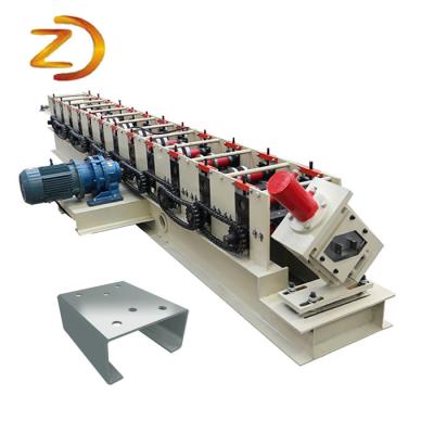 China Small Size Steel PT Profile Steel C Purlin Shape Cold Roll Forming Machine for sale